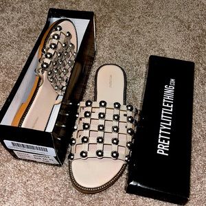 Lightly worn sandals